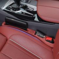 Relleno para hueco de asiento de coche a prueba de fugas, Universal, fácil de instalar, tira de enchufe de costura lateral, tira de relleno Flexible anticaída para hueco de asiento, 2 uds. - details 2