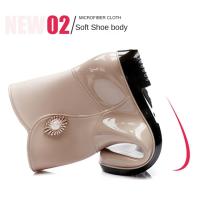 Botas De Lluvia Para Mujer Estilo Nuevo Invierno Media Calf Impermeables Antideslizantes Para Exteriores Y Cocina Zapatos De Goma Para Trabajo - details 4