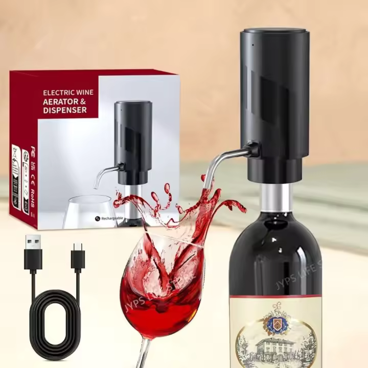 Botella automática recargable, dispensador de vino eléctrico inteligente, herramientas de cocina para fiestas, regalos - 1