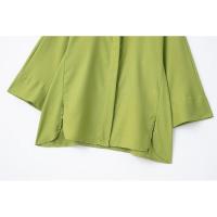 Conjunto de 2 Piezas para Mujer OUWU Pantalones de Pierna Ancha con Bolsillo y Pliegues - details 14