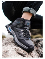 Zapatos de senderismo de alta calidad para hombre, zapatillas deportivas antideslizantes para senderismo y montaña, botas de escalada informales - details 14