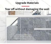 Papel tapiz autoadhesivo de mármol de 10M x 80CM, pegatinas de cocina impermeables a prueba de aceite, película decorativa de termoestabilidad para decoración del hogar - details 1