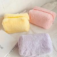 Bolsa de almacenamiento de cosméticos de piel sólida para mujer, organizador de maquillaje con cremallera, bolso de papelería, estuche para lápices, artículos de tocador de viaje - details 7