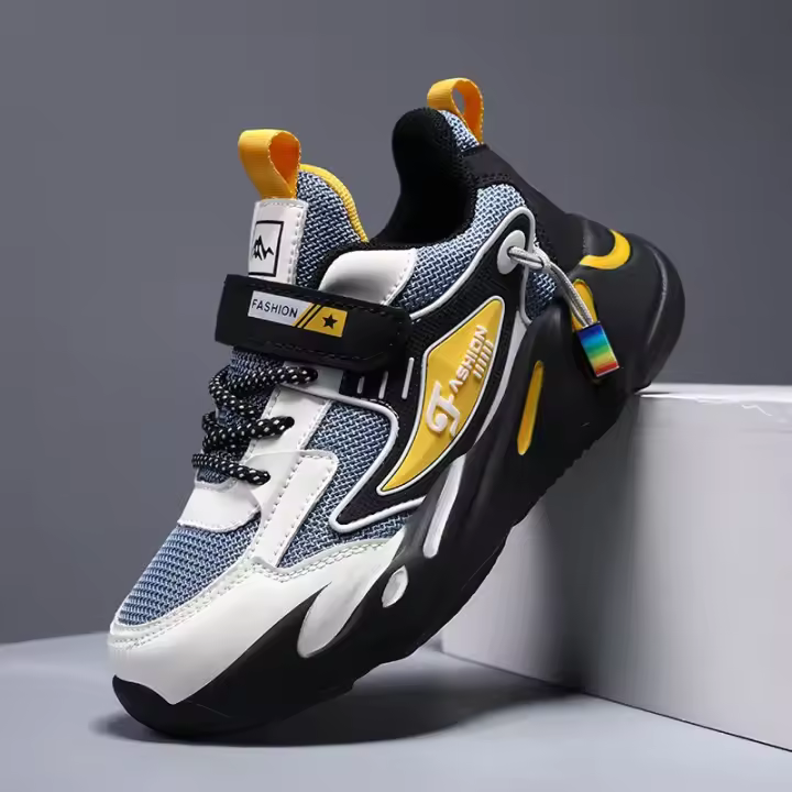 Zapatillas de deporte para niños y adolescentes, zapatos informales transpirables de malla para caminar, zapatillas deportivas ligeras para niños y niñas, zapatos para correr a la moda - 1