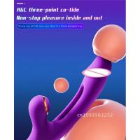 Leten 3 vibradores vibratorios de 1 inserción, palo de succión para adultos, estimulador de clítoris y vagina, consolador femenino para - details 15