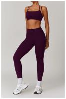 Sujetador de Yoga suave con espalda de belleza para mujer, entrenamiento de gimnasio, deportes de secado rápido, Top elástico con doble hombro y cuello, ropa interior para correr y Fitness al aire libre - details 31