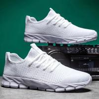 zapatos informales Unisex a la moda, calzado ultraligero de talla grande, zapatillas cómodas antideslizantes para exteriores, zapatos de malla transpirable para hombres - details 25