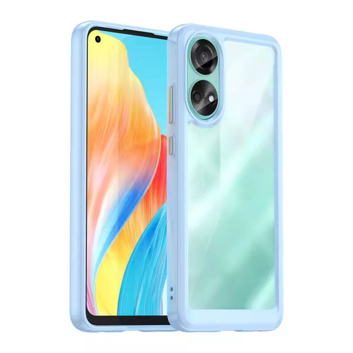 Funda Acrílica Transparente para OPPO, A98, A78, A58, A57, A77, A38, A18, 4G - 1