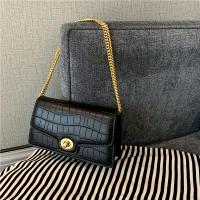 Bolso elegante con correa de cadena para axila, nuevo bolso de hombro con cierre Simple, bolso cuadrado pequeño cruzado, disponible en 2 colores - details 0