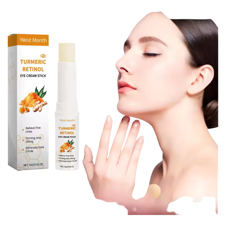 Crema de Ojos de Retinol de Jengibre Elimina Ojeras, Reduce Líneas Finas, Reduce Hinchazón, Ilumina y Firma la Piel - 1