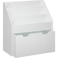 Estante de Libros para Niños con Ruedas 62,7x30x70cm Ideal para Organización y Guardia - details 3