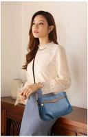 Bolso de mano de piel sintética de alta calidad, bolso de mujer, bolsos de hombro tipo bandolera de Color sólido, bolso de mano tipo mensajero para mujer - details 24