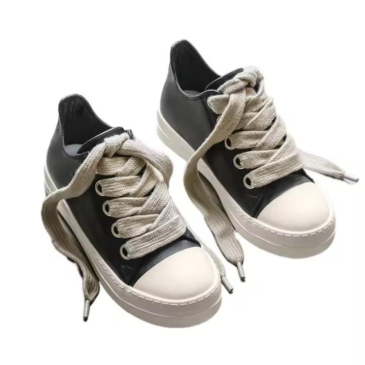 Zapatos de hombre de alto valor, nuevos zapatos casuales de otoño para hombres, zapatos de caña baja versátiles, zapatos de nicho para hombres, zapatos de pan grueso para hombres - 1