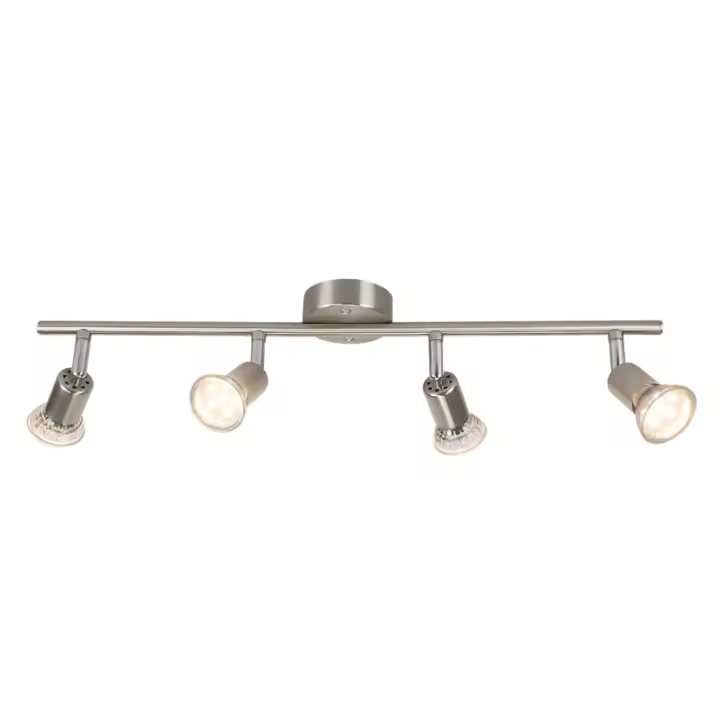 CBJKTX Foco de techo LED ajustable GU10 4 focos de techo industriales ajustables con llama para sala de estar - 1