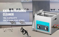 SucceBuy Limpiador ultrasónico de 10L, limpiador de joyas con temporizador de calentador, Control de perilla para joyería, gafas, anillos, dentaduras postizas, instrumentos musicales - details 0