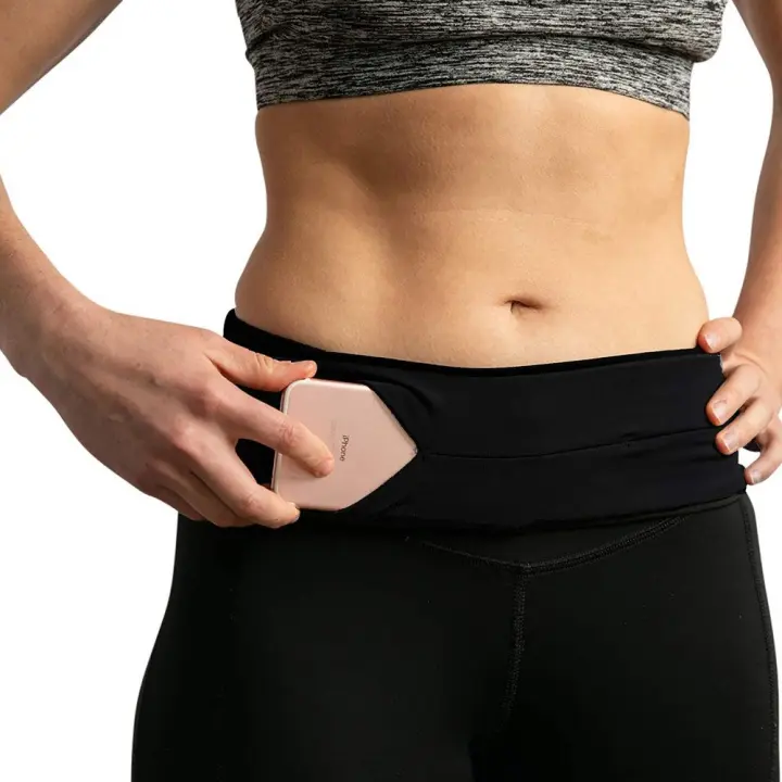 Bolso de hombro para correr, cinturón con tapa, para teléfono móvil - 1