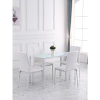 Set de 4 Sillas de Comedor Tapizadas en Polipiel
