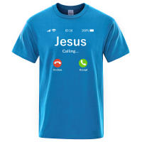 Camisetas de algodón de marca de verano para hombre, camisetas de Jesús, ropa de calle divertida, llamadas, aceptar o decorar diseños, Tops - details 6