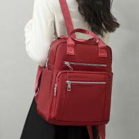 Mochila De Viaje Casual Para Mujer Impermeable De Oxford Gran Capacidad Con Hombros Múltiples Funciones Estilo Escolar - details 7
