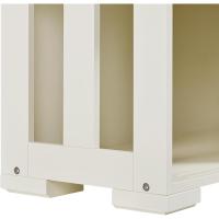 Aparador de Buffet para Sala de Estar Estilo Cerradura de Puerta Vitrina de Ancho para Muebles de Almacenamiento Blanco - details 5
