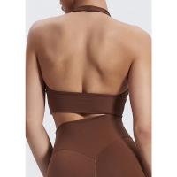 Sujetador deportivo de alto soporte para mujer, Top de Yoga, ropa deportiva elástica de secado rápido - details 8