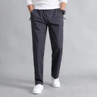 Ropa de hombre Pantalones Lápiz Cargo Color sólido Bolsillos Elástico Cintura alta Casual Moda Primavera Otoño Pantalones vintage - details 5
