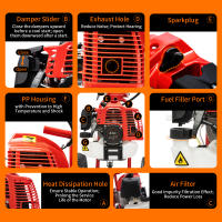 Aspiradora de Mano de Gas de 43cc 2-Tiempo Motor de 1.7hp Velocidad Ininterrumpida Ahorro de Labor - details 3