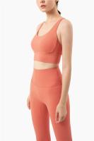 Top de Yoga Transpirable ZHUMU GYM Top de Deportiva de Verano con Espalda Cruzada para Mujeres - details 13