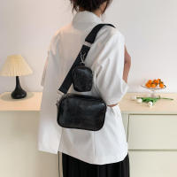 Bolso bandolera pequeño de piel sintética para mujer, bolso de hombro dorado, bolso de diseñador, bolsos de moda - details 5