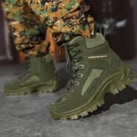 Botas de Senderismo de Alta Talla para Hombres Zapatos de Seguridad para la Tierra Caliente - details 16