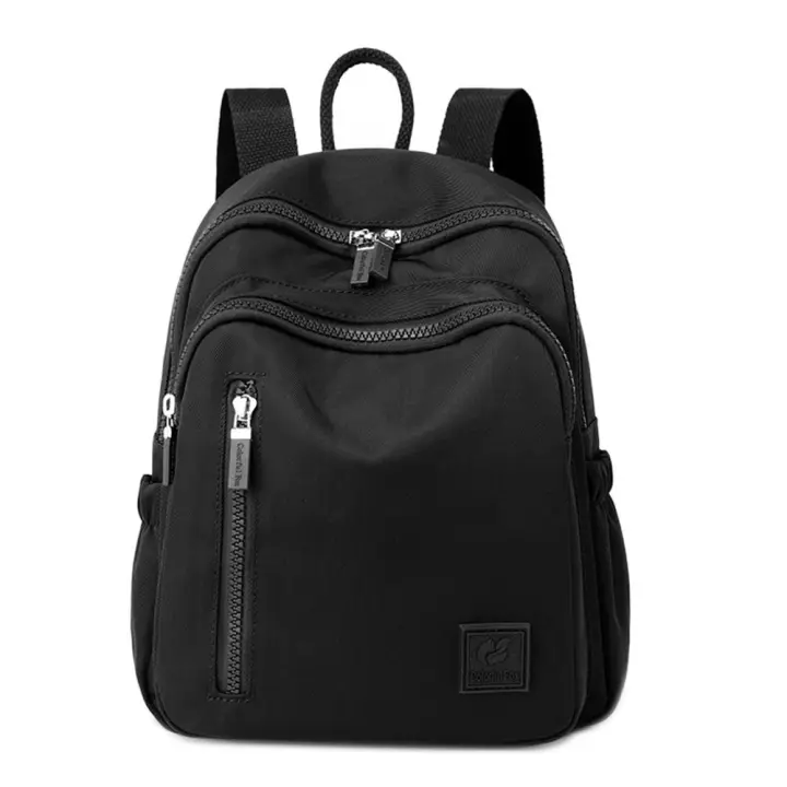 Mochila de hombro de Color sólido, Bolsa Escolar ligera e impermeable para estudiantes, Mini mochila portátil de gran capacidad, mochila de viaje - 1