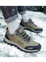 Zapatos de Senderismo Invierno para Hombres Botas Cálidas Exteriores para Acampar Antichoque Zapatillas de Escalada con Cordones RUNSUN DAILY - details 19
