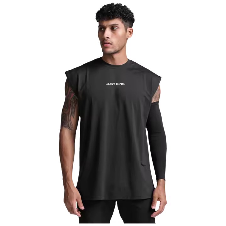 Camiseta de Entrenamiento sin Mangas de Malla para Hombres Ideal para Gimnasio, Correr, Yoga, Fitness Viste Tu Cuerpo Muscular - 1