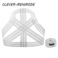 Chaleco sexual Sexy con cinturón cruzado para hombres, cuerpo exótico, BDSM, arnés, lencería, Mankini, fetiche, Sissy, Bikini - details 3