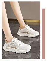 Ins versión coreana nuevo papá para mujeres 2025 primavera ligero estudiante deportes correr casual al aire libre zapatos de suela gruesa - details 22