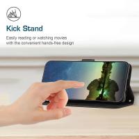 Funda de cuero para Xiaomi 15 14T Poco C75 X6 F6 M6 Redmi Note 14 13 Pro Plus Redmi 14C 14R A3 A3X, tarjetero - details 12