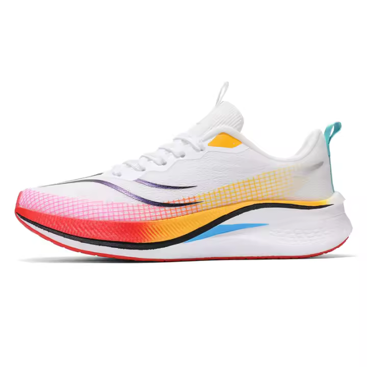 Nuevas zapatillas antideslizantes ultraligeras zapatillas de correr de la junta de carbono de carreras zapatos de maratón - 1