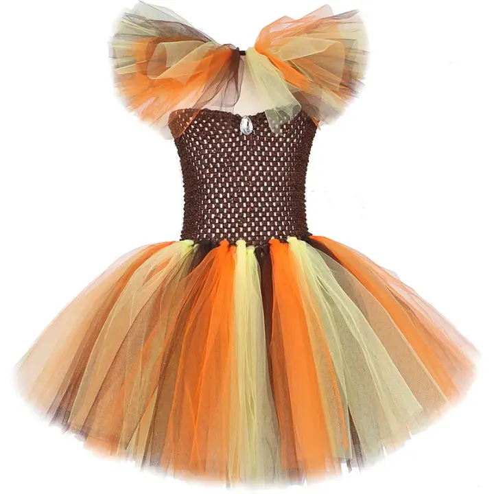 Vestido tutú elegante de animales de Halloween para niñas, disfraz de Cosplay para niños, fiesta de cumpleaños, Carnaval - 1