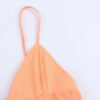 PB & ZA-Chaleco informal sin mangas a rayas para mujer, tirantes, tops cortos sencillos sin mangas, novedad de verano 2025 - details 13