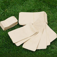 Bolsa de papel Kraft de 6x10cm, 100 piezas, Mini sobre, bolsas de regalo, dulces, galletas, accesorios de embalaje para hornear, suministros para fiestas y vacaciones - details 1