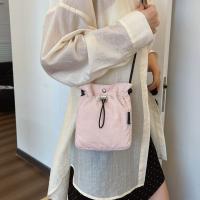 Bolso de lona con cordón de estilo coreano, bandolera de nailon de Color sólido, bolso de hombro, cartera, bolso para teléfono móvil, trabajador de oficina - details 8