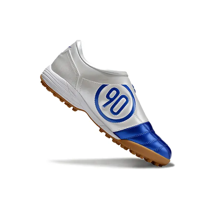 Zapatos de fútbol FG para hombre, botas de fútbol para terreno firme, zapatillas cómodas de cuero suave - 1