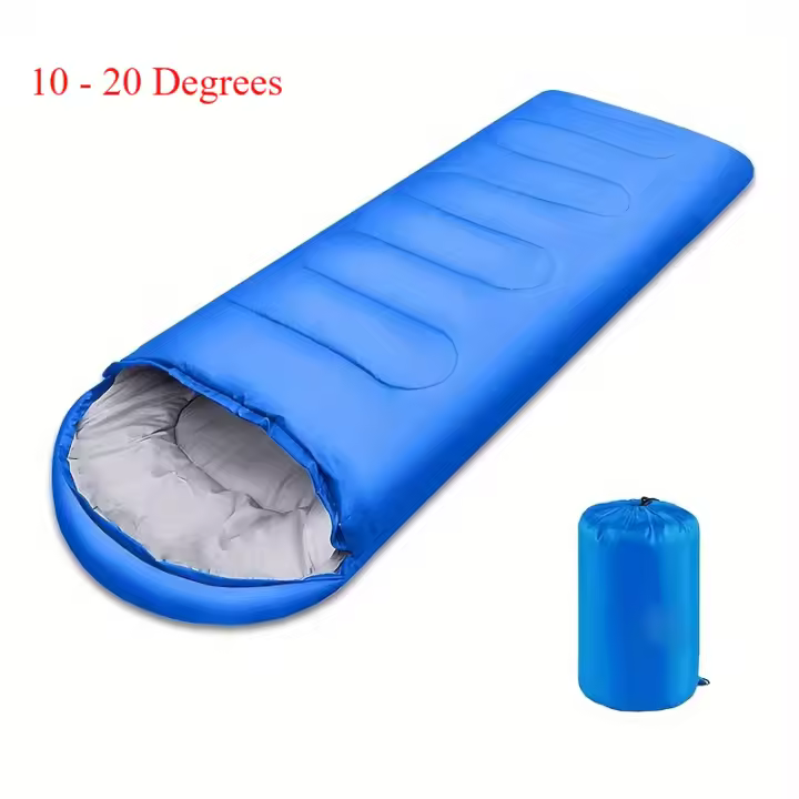 Bolsa de Dormir Portátil Versátil para Todas las Estaciones para Adultos - Ideal para Aventuras al Aire Libre y Estancias en Hoteles, Cierre con Cremallera, Poliéster, Apta para Hasta 182.88cm 15.24cm - 1