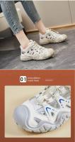 Zapatos de calle informales para mujer, zapatillas de suela gruesa con aumento de altura, versión coreana, color blanco, Primavera - details 2