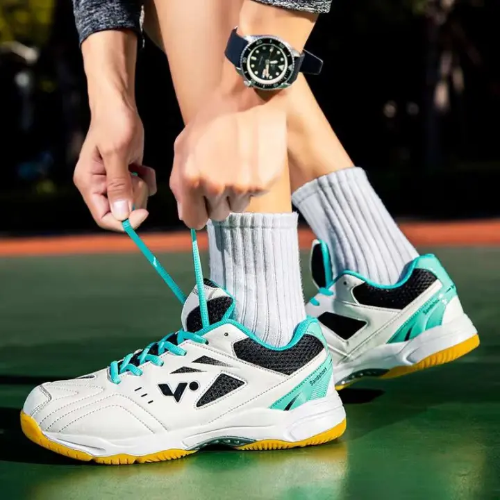Zapatos unisex de verano para niños, plataforma de malla de moda de alta calidad, zapatos de entrenamiento para caminar de bádminton y voleibol para hombres y mujeres - 1