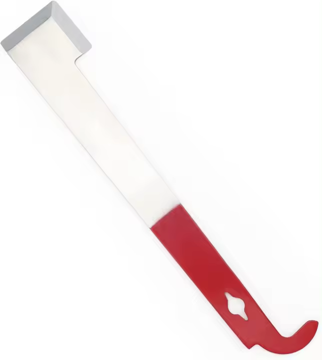 Elevador de marco de colmena de acero inoxidable, herramienta de apicultor, raspador de gancho en J PXCL - 1