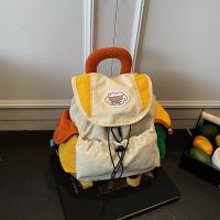 Bolsas para padres e hijos de 2 tamaños a juego de colores, mochila escolar con cordón multibolsillo de estilo coreano, mochila de nailon de gran capacidad para niños - details 36