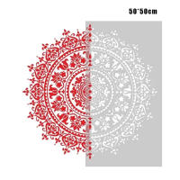 Mandala Dot Painting Stencils Reusable Mandala Auxiliary Painting Template for Painting on Wood Furniture - details 1