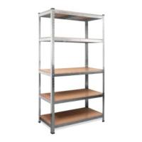 2 Estanterias Metálicas 5 Niveles Almacenamiento 170x75x30cm Carga máxima de 350kg Metal galvanizado - details 9