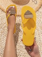 Zapatilla de casa para mujer, sandalias con forma de corazón, amor y nube, chanclas de verano, chanclas de playa, zapatos informales para el hogar, plataforma plana para baño para mujer - details 23